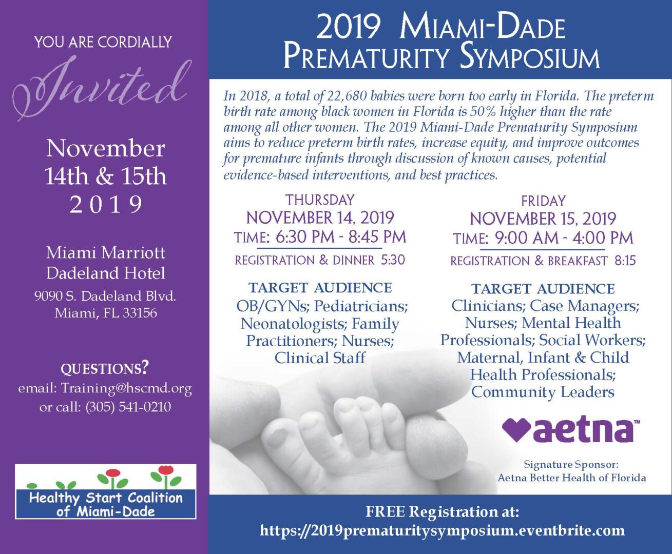 2019 Miami-Dade Prematurity Symposium